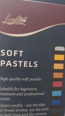 Set of 12 soft pastel chalk